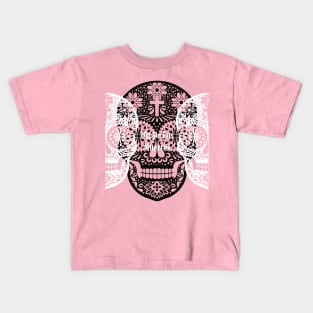 Halloween openwork skull Kids T-Shirt